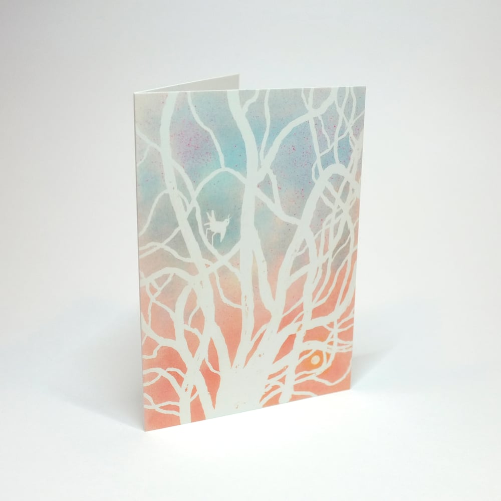 Image of DELUXE GREETING CARD — Bird