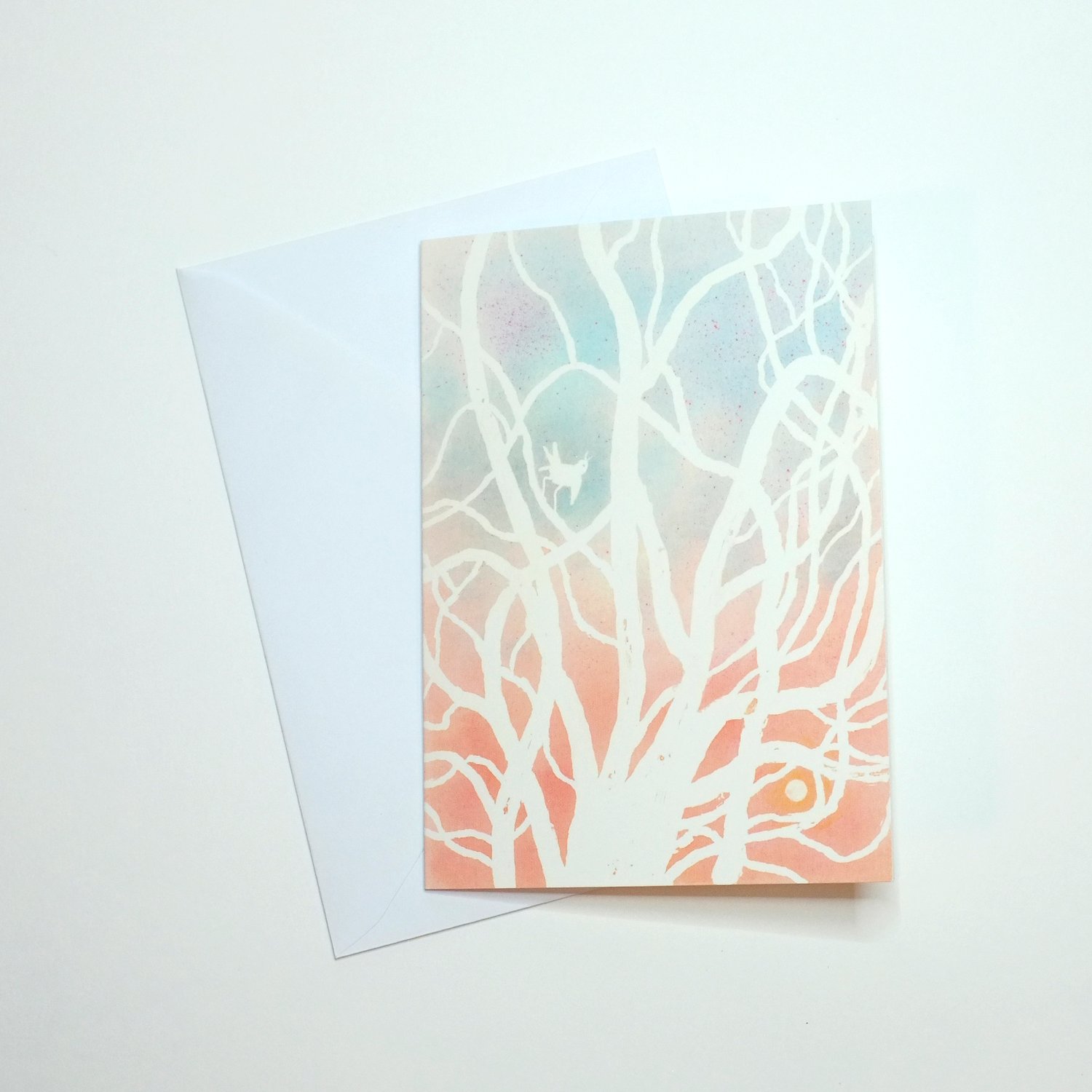 Image of DELUXE GREETING CARD — Bird