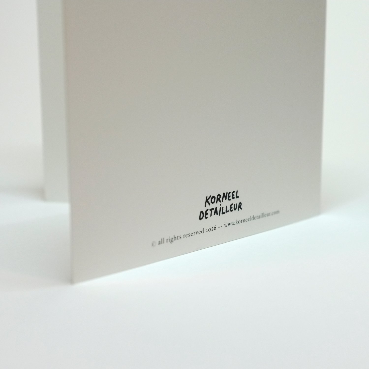 Image of DELUXE GREETING CARD — Bird