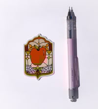 Image 2 of Stained Glass Apple sticker