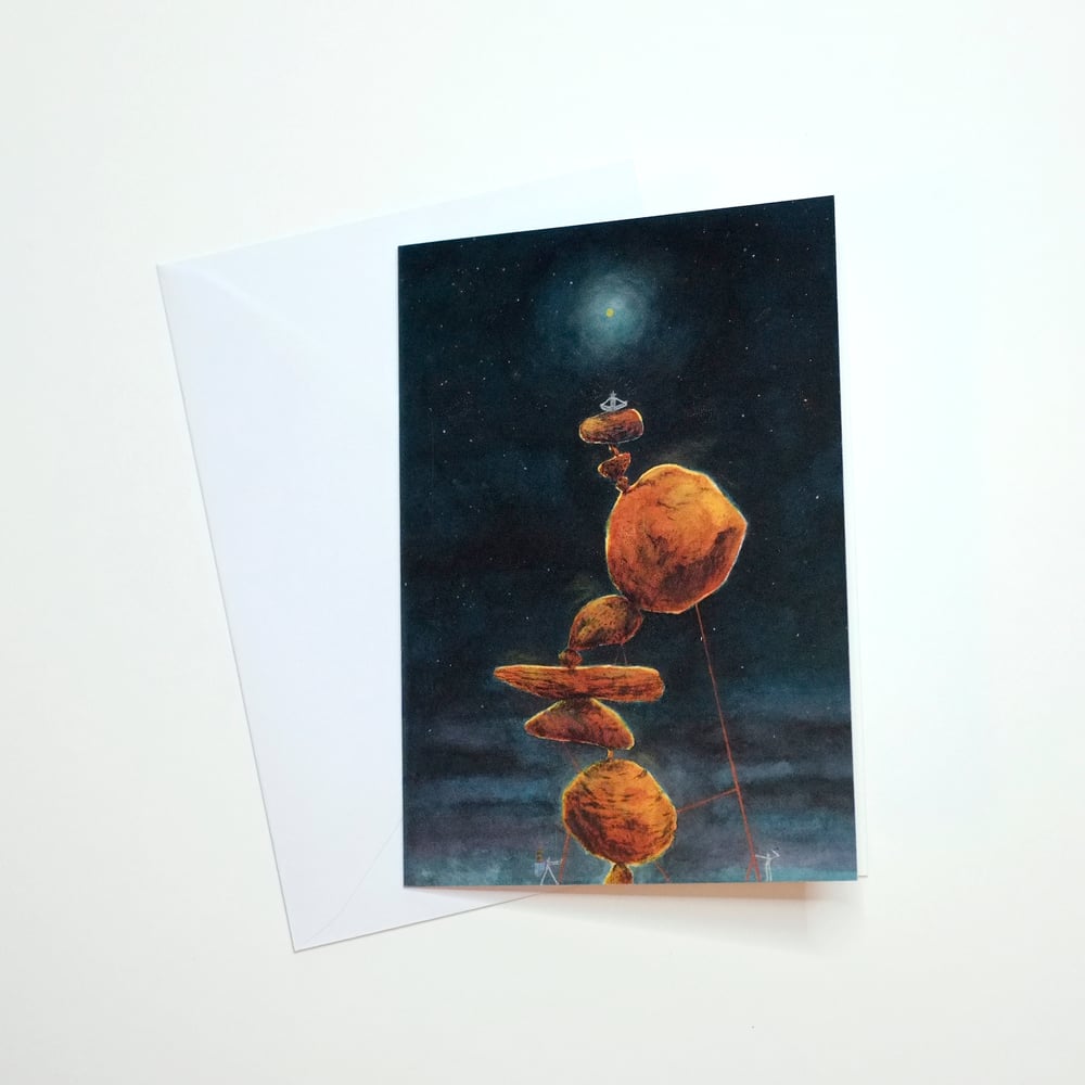 Image of DELUXE GREETING CARD — Cairn