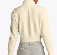 Image 5 of Duval Script - Ladies crop half-zip