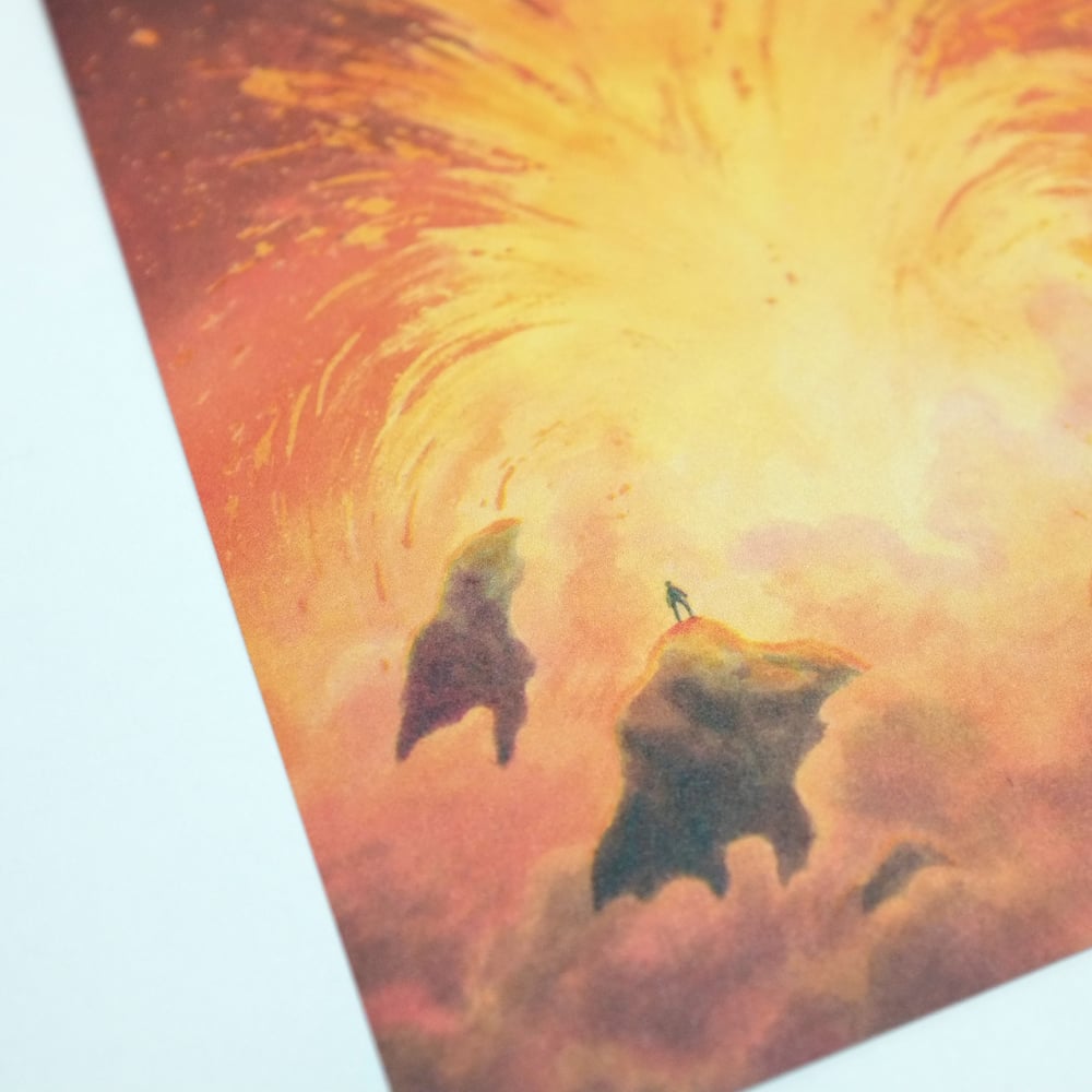 Image of GREETING CARD — Volcano