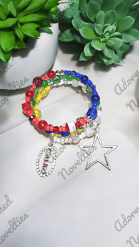 Image 2 of ANA826243 - Multicolored Memory Wire Bracelet