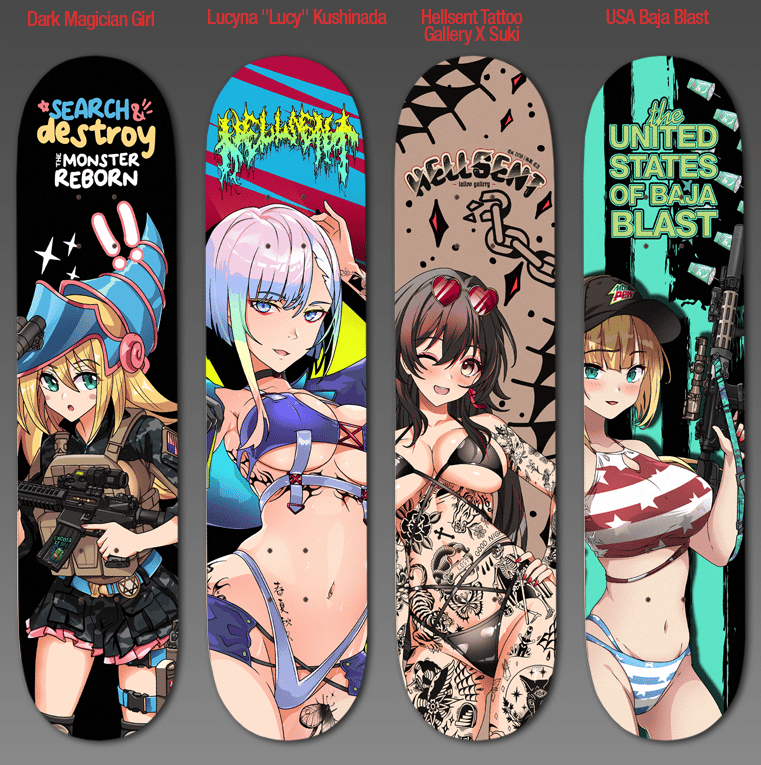 Image of 9 Year Anniversary Skateboard Decks