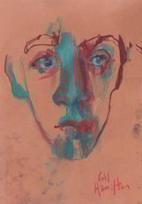 Image 2 of Blue Bridge - Soft Pastels on Card 