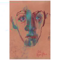 Image 1 of Blue Bridge - Soft Pastels on Card 