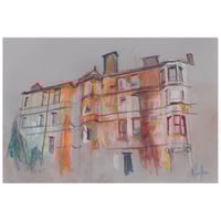 Image 1 of Tenements, Elizabeth Street - Soft Pastels and Charcoal on Paper 