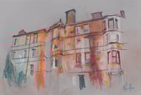 Image 2 of Tenements, Elizabeth Street - Soft Pastels and Charcoal on Paper 