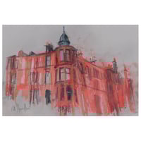Image 1 of Tenements, Hyndland Road - Soft Pastels and Charcoal on Paper 