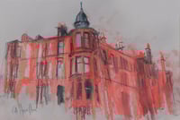 Image 2 of Tenements, Hyndland Road - Soft Pastels and Charcoal on Paper 