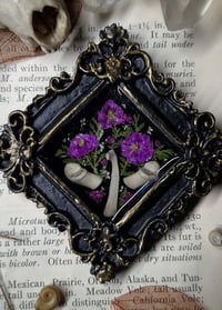Image 3 of Piglet Bones and Floral Mini Wall Frame