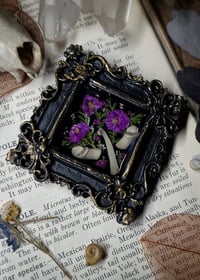 Image 4 of Piglet Bones and Floral Mini Wall Frame