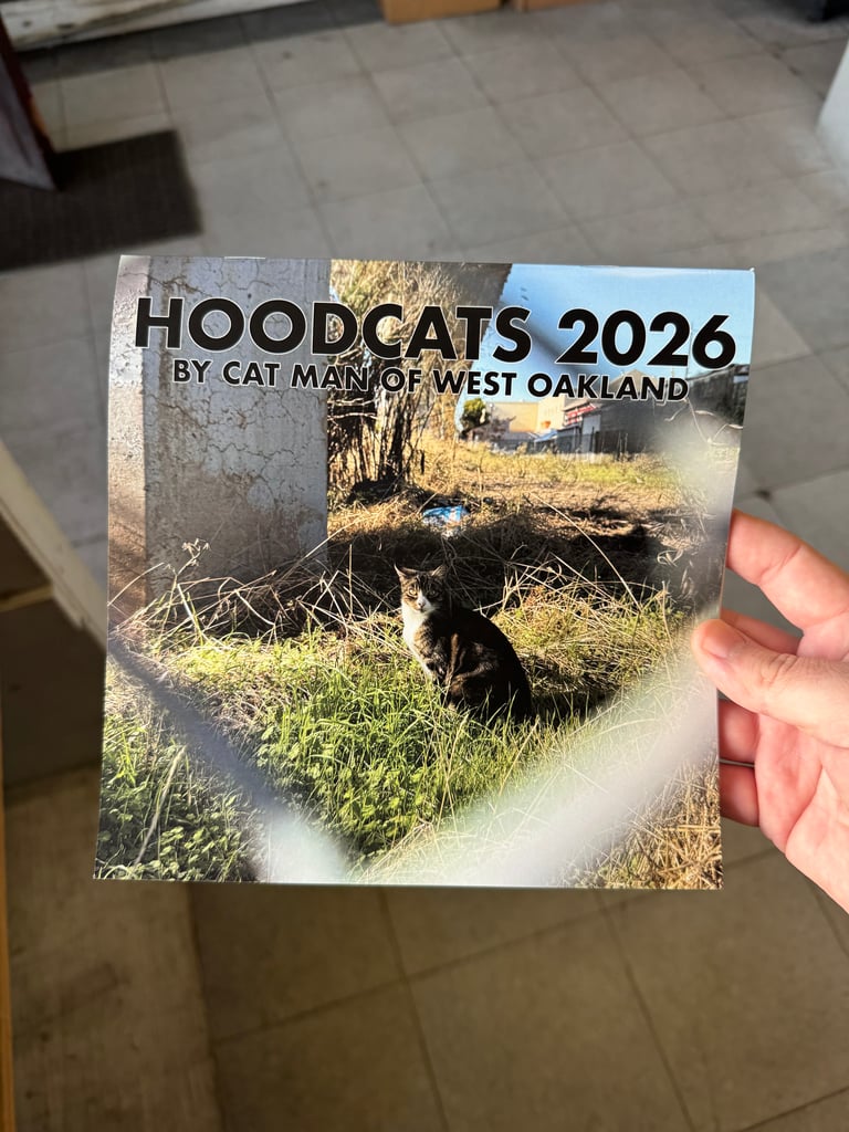 Hoodcats 2026 Wall Hanging Calendar - Pre Order