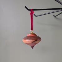 Image 1 of Large Turned Ornament - Mixed Hardwood 2