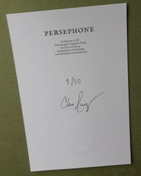 Image 24 of PERSEPHONE Limited Edition Collection of Photographs