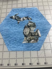 Image 3 of MICHIGAN Fabric Appliques - Petoskey Stones