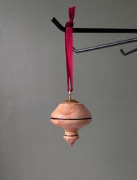 Image 2 of Turned Ornament - Figured Maple 
