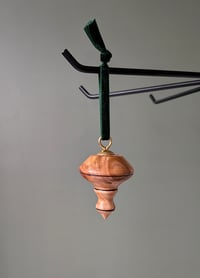 Image 1 of Turned Ornament - Applewood 2