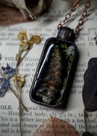 Image 4 of Rattlesnake and Floral Pendant