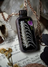 Image 2 of Snake Spine and Floral Pendant