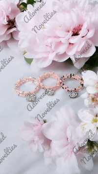 Image 1 of ANA826253 - Kids Soft Pink Memory Wire Bracelet
