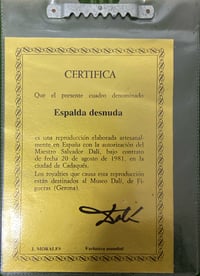 Image 5 of Espalda Desnuda - Salvador Dalí