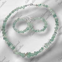 Image 1 of ANA826259 - Green Aventurine Jewelry Set