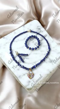 Image 1 of ANA826262 - Lapis Lazuli Jewelry Set