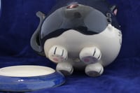 Image 3 of Tuxedo Silly Kitty Planter