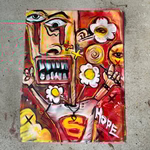 WILDCHILD ORIGINAL ON CANVAS 31x43"