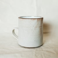 Image 1 of Large White Stoneware Mug