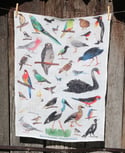Birds of Australia 100% Linen Tea Towel