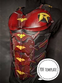 Image 1 of Robin chest template for cosplay DIY