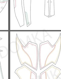 Image 5 of Robin chest template for cosplay DIY