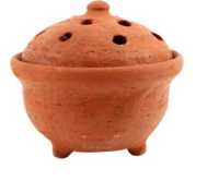 Natural Terracotta Mosquito Coil Pot  