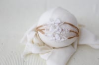 White Twine bow 