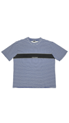 Stone Island striped spell-out tshirt L