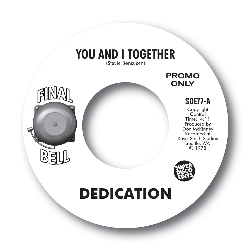 Dedication "I Need You So"/"You And I Together" Double promo Pack Final Bell 45rpm