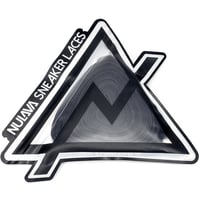 Image 2 of Nulava Silicone Printed "Navigate Urban Landscapes And Vibe Authentically"  Black Flat SHOELACES