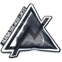 Image 2 of Nulava Silicone Printed "Navigate Urban Landscapes And Vibe Authentically" Black Oval SHOELACES