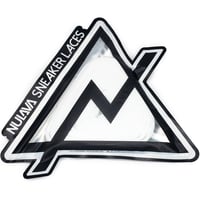 Image 2 of Nulava Silicone Printed "Navigate Urban Landscapes And Vibe Authentically"  White Flat SHOELACES