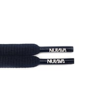 Image 3 of Nulava Silicone Printed "Navigate Urban Landscapes And Vibe Authentically" Black Oval SHOELACES