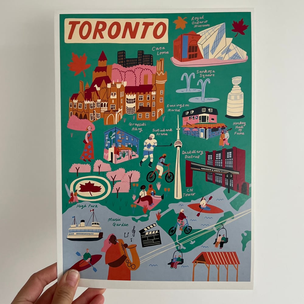 Image of Toronto Illustrated Map