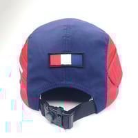 Image 4 of Nulava 5-Panel Long Bill Camp Cap – Red/White/Blue 2019 Edition