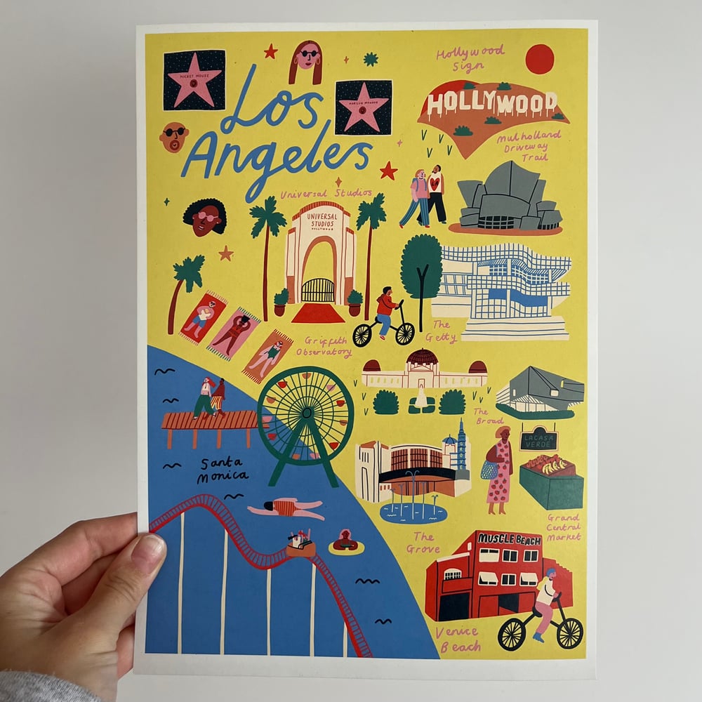 Image of Los Angeles Illustrated Map
