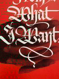 Image 5 of “Protect Me From What I Want” (2023) – RED/ORANGE