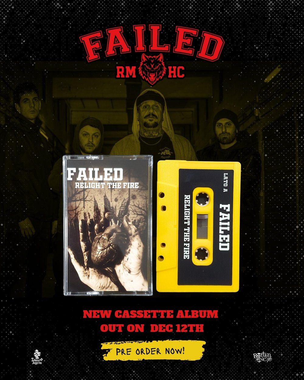 Pre-Order_FAILED - Relight The Fire - ( Cassette, Album ) 
