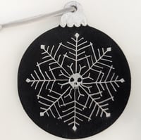 Image 2 of Holiday Ornament: Skull Snowflake