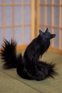 Image 3 of Black Kudagitsune [in Stock]